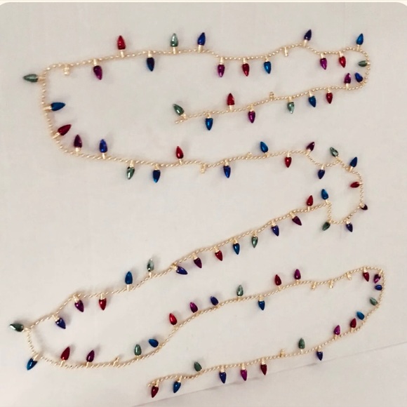 New Christmas 9 Foot Mini Garland Purple Blue Gold Red Pink Purple Green - Picture 8 of 16